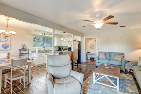 Living Area with Flat Screen TV and Beautiful Furnishings (Sleeper Sofa)