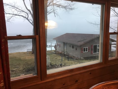 close proximity to the lake, overlooking boat house