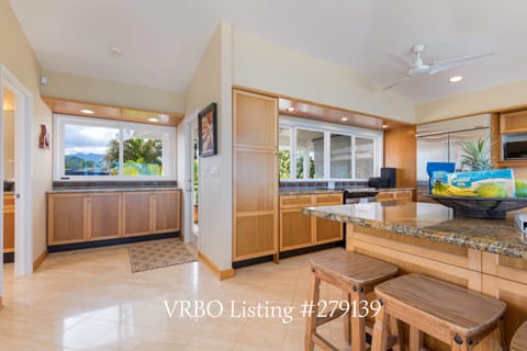 View of the upstairs kitchen area
