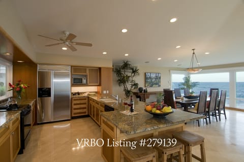 View of the upstairs kitchen
