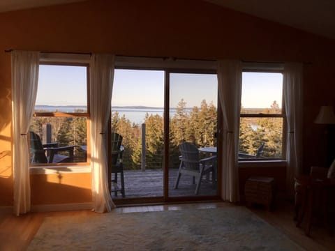 Isle Au Haut ,center of photo
(a part of Acadia NP) 
...in the far distance!