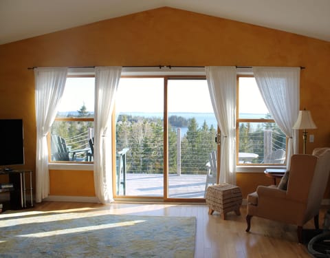 Largest bedroom 
(flat screen smart TV to the left)