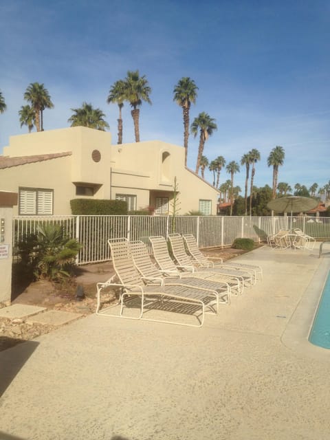 condo is right next to a pool