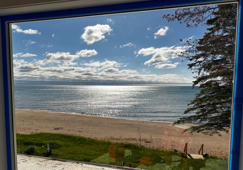 View - from the bed - in the brand new fourth bedroom.