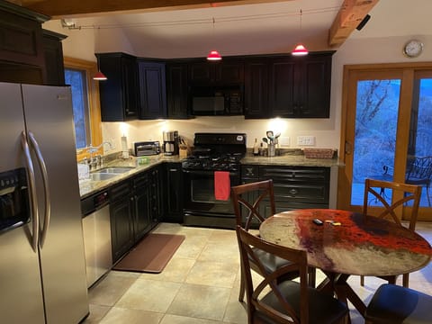 Fully stocked kitchen