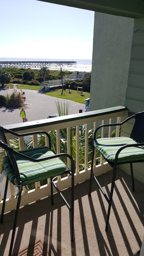 View the pool, pier, and the ocean from just about anywhere in the Cabin!