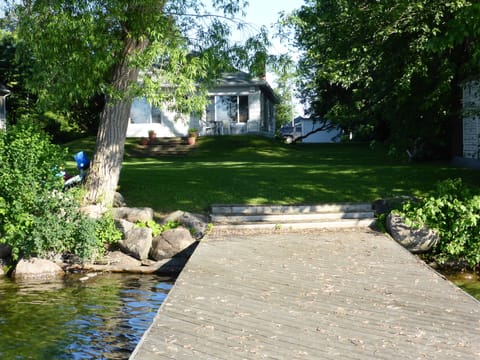 Beautiful private dock on lakefront