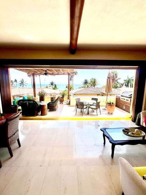 Welcome to Casa Tucan and its patio with views to the Bay of Banderas.
