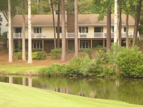 Close-up from edge of 4th green