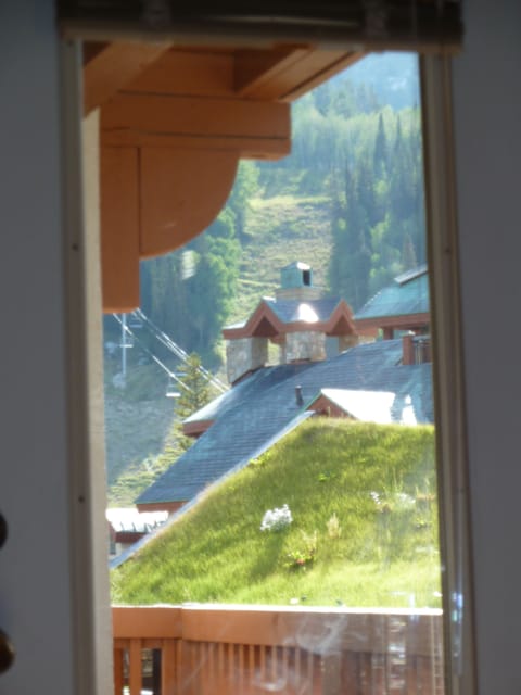 The camera can't capture the view the eye sees from inside.