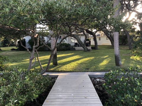 view of the house from the dock