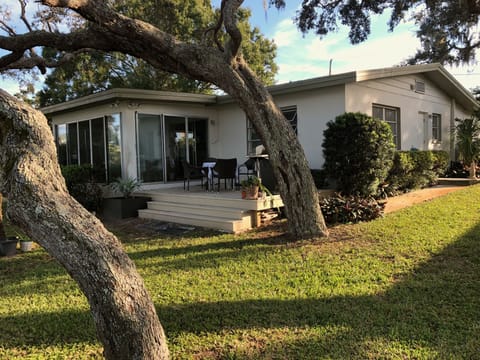Our deck with the grill.
