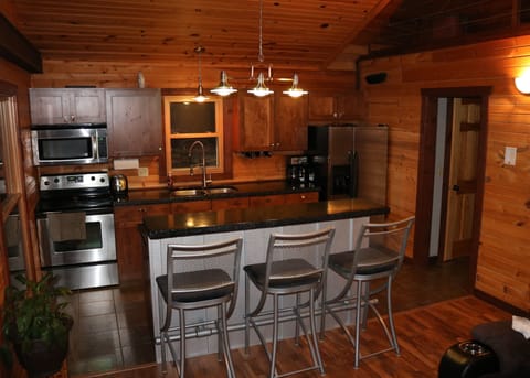 Great, fully functional kitchen with everything your group would need!! 