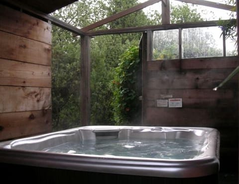 Spa Room - indoor/outdoor -opens to willow forest - great privacy