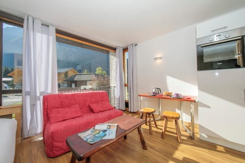 Bright living room with large windows