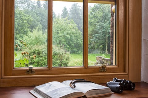 The garden view from the Ships' Room