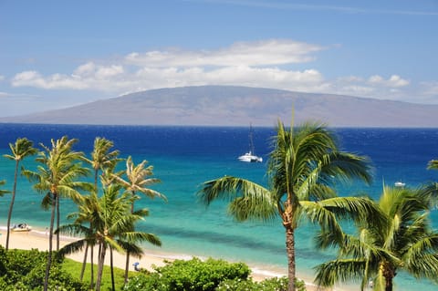 Our balcony view of the island do Lanai