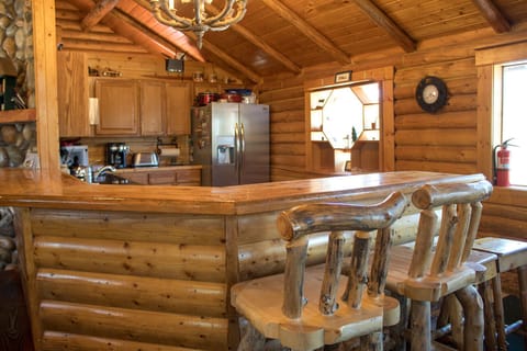 Even working in the kitchen, you get to be part of the gathering.