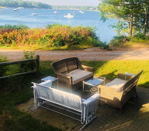 Patio overlooking Great Bay