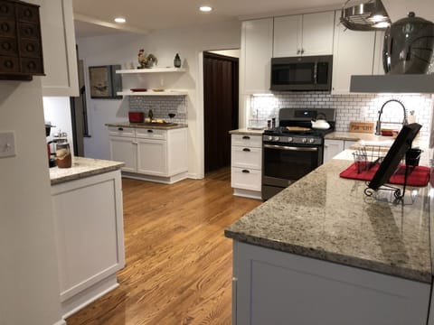 Kitchen view from Laptop Desk Area