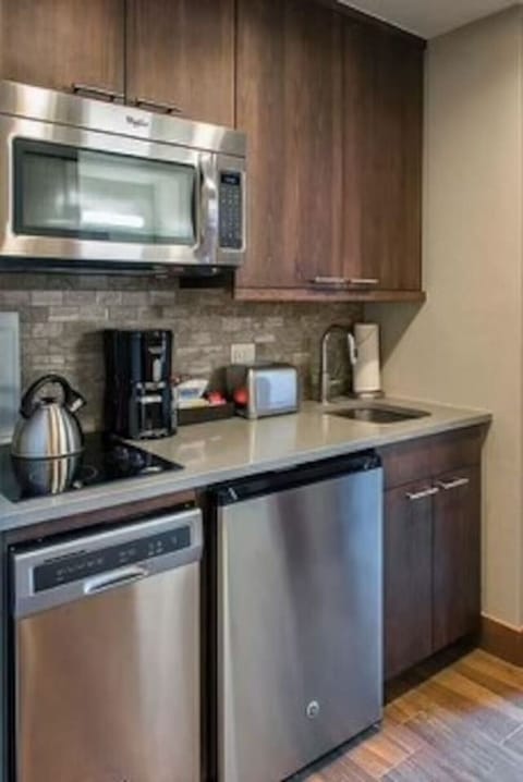 Kitchenette in each individual suite