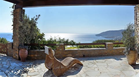 Spectacular view from the veranda at the ground floor