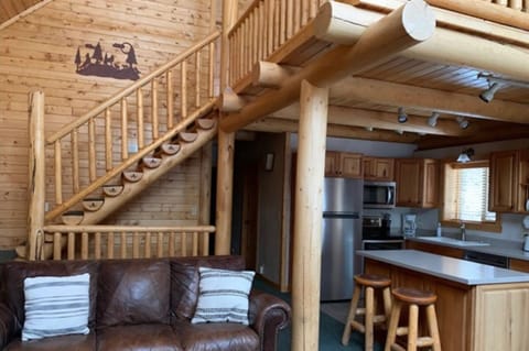 With rustic charm and sturdy comfortable furnishings, you will never want to leave Island Park Getaway.