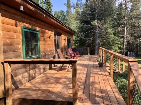 New deck on main cabin