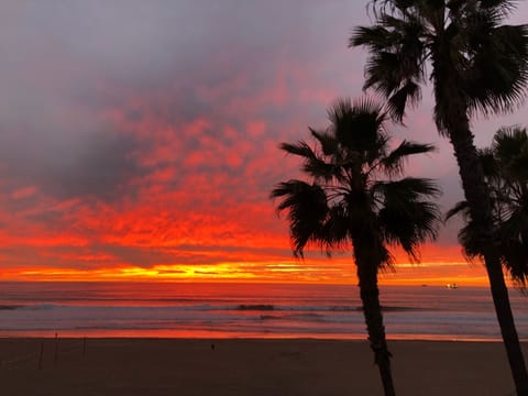 View of Sunset from balcony 