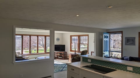 View form kitchen to living room.
