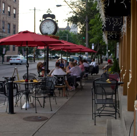 Blinker's Tavern is  One Block Away:  Smoke Justis is Across the Street 