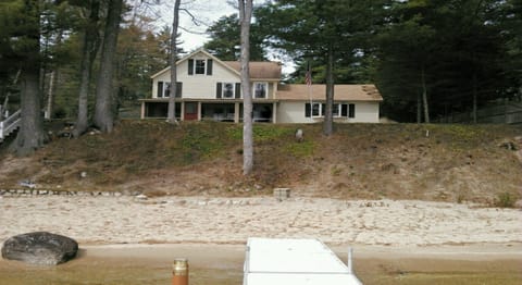 view from the lake