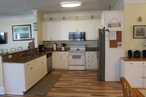 Kitchen with granite counter tops