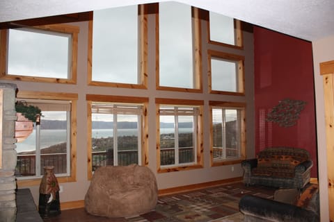 Lake view from Living Room