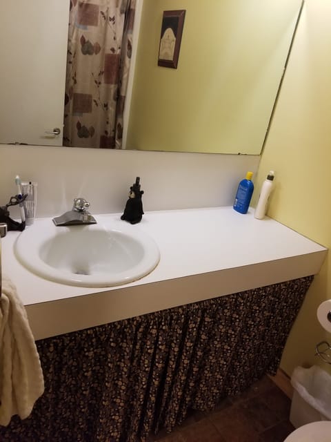 Left side of bathroom