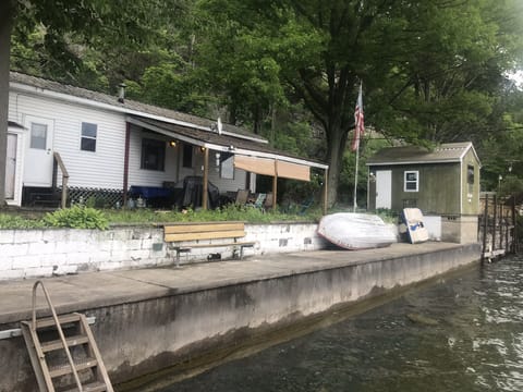 Row boat and paddle boat use included with rental