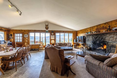 Living Room and Kitchen with a Grand View