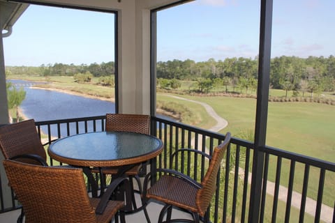 Great view from lanai on the 4rd floor condo