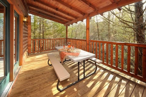 Main level deck off of kitchen