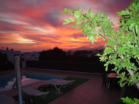 Sunset from the terrace