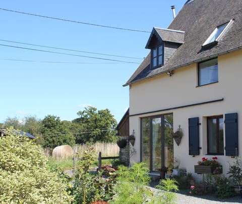 The gite is on the left hand side of the property