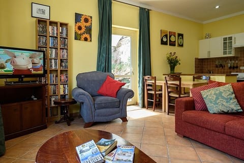Sitting room looking out to patio
