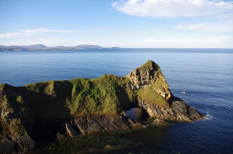 Dramatic coastal scenery all along the north coast.