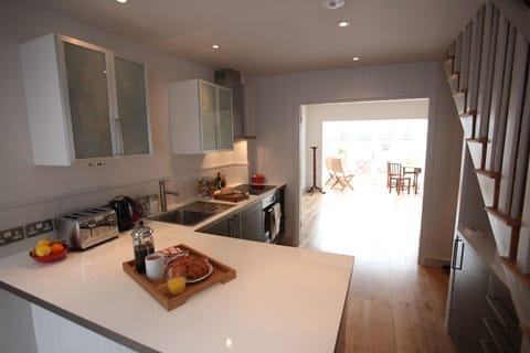Kitchen opens out into the lounge/dining area