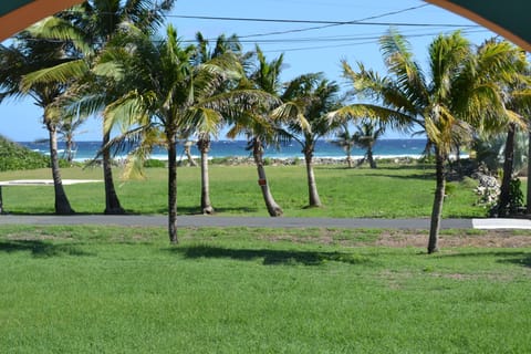 View of the ocean from front porch