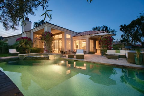 Private pool, spa, lounge & dining area   off of the Nicklaus private 8th hole