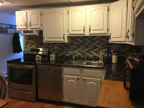 Convenient dishwasher.