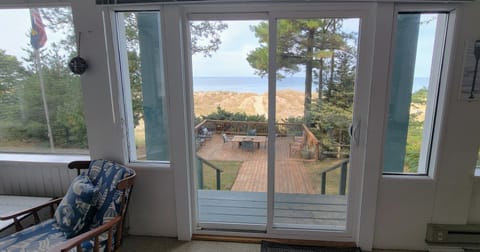 View from glassed in porch