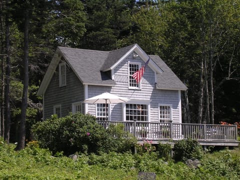 Cottage as seen from waterside.

