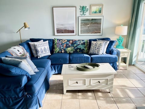 Living area with sectional sofa (NOT a sleeper sofa).